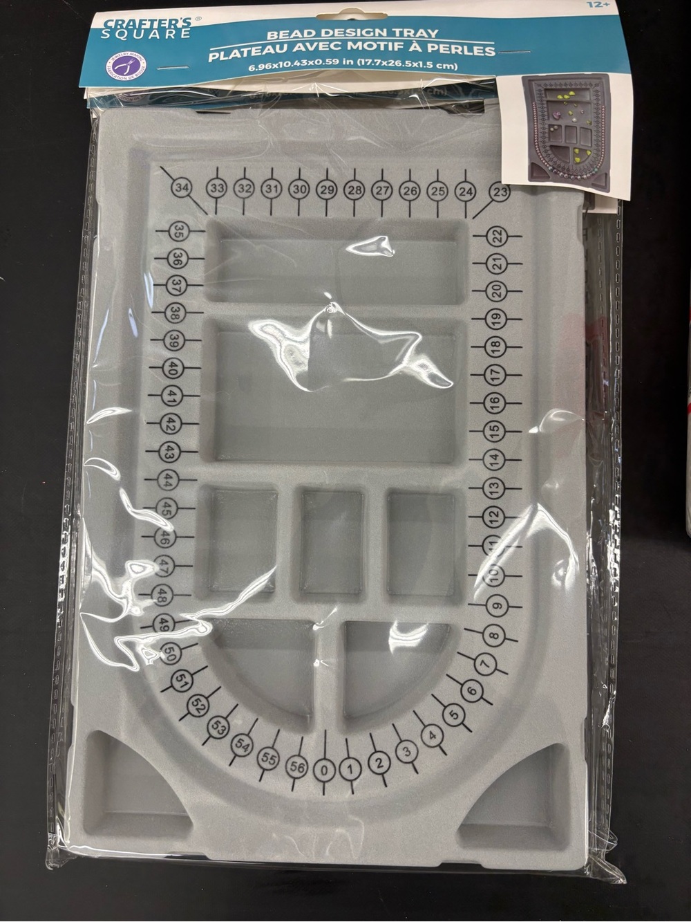 NWT NIP Crafter’s Square Bead Design Tray 7”x10”